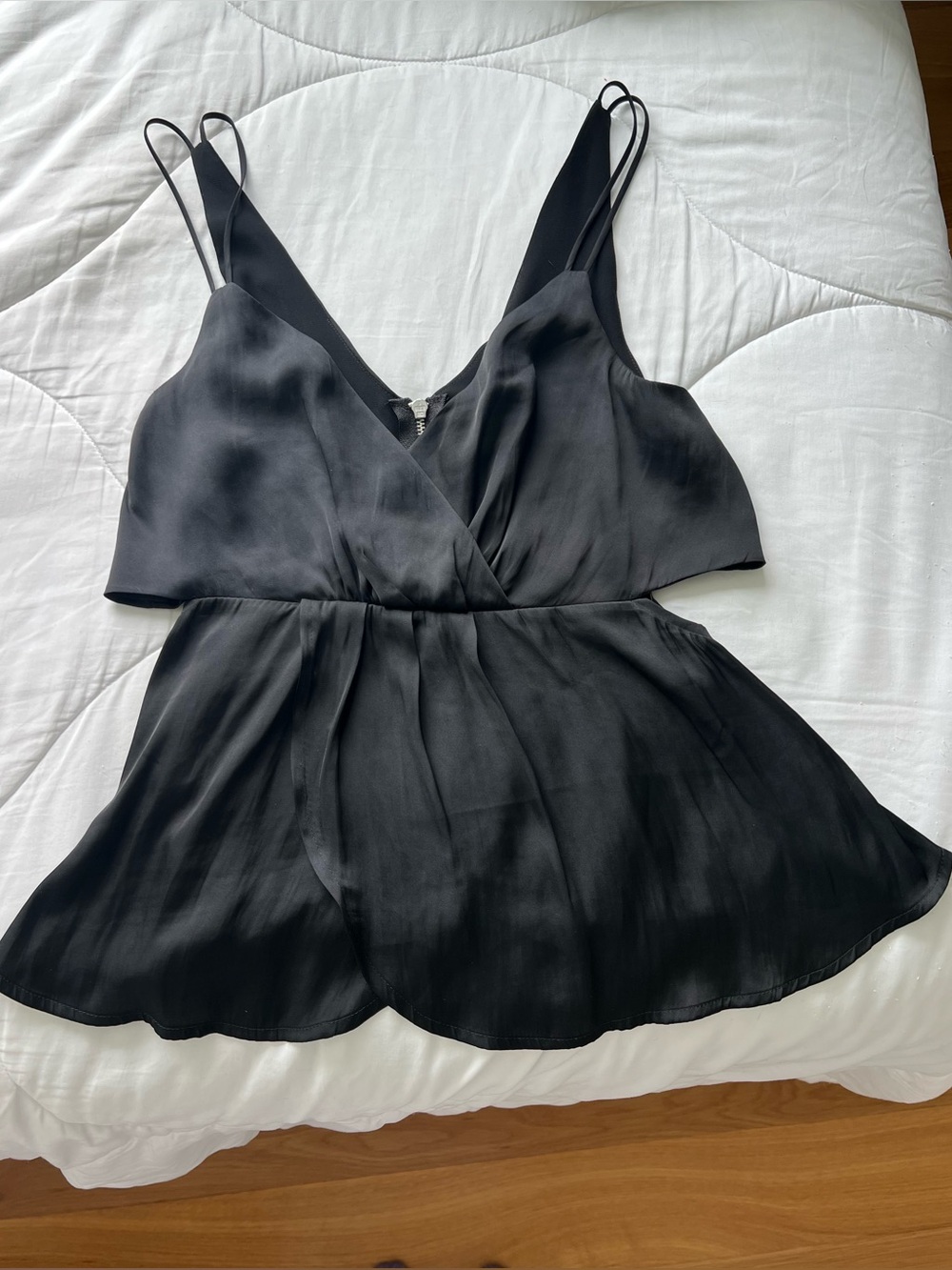 Express Black Babydoll Tank Top